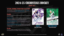 Load image into Gallery viewer, CELEBRINI HUNT!! 2024-25 Upper Deck Credentials 10 Box Case : Team Random #12