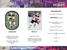 Load image into Gallery viewer, GOLD PMG HUNT : 2023/24 Upper Deck Skybox Metal 8 Hobby Box Half Case : Team Random #8

