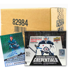 Load image into Gallery viewer, CELEBRINI HUNT!! 2024-25 Upper Deck Credentials 10 Box Case : Team Random #12
