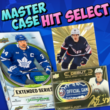 Load image into Gallery viewer, 2025-26 Upper Deck Extended 12 Box MASTER Case : Hit Select #23
